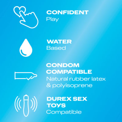 Durex Play water-based tingling lubricant gel 100ml - British product