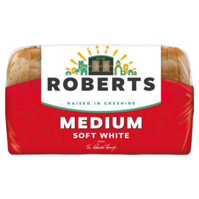 Roberts Bakery Medium Soft White Sliced Bread 800g