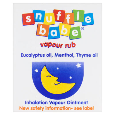 Snufflebabe Vapour Rub Ointment 35g (British brand)