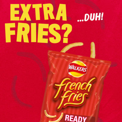Walkers French Fries Variety Pack crispy potato snacks 6x18g (British brand)