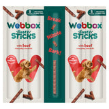 Webbox beef dog sticks 55g (British brand)
