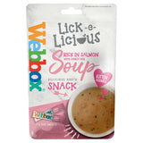 Webbox Lick-e-Soup Rich in Salmon 4 x 20g (80g) (British brand)
