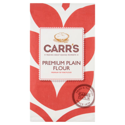 Carr's premium plain flour '00' fine 1kg - British product