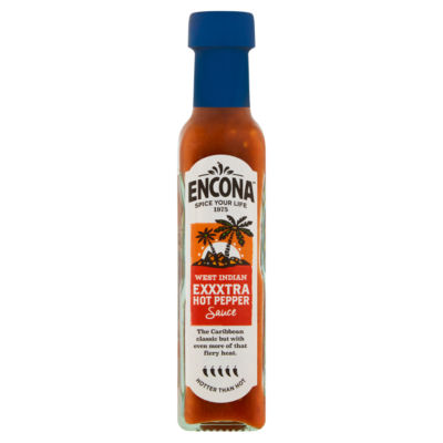 Encona West Indian Hot Pepper Sauce 142ml, UK version