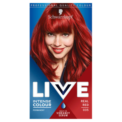 Schwarzkopf Real Red 035 hair dye (British brand)