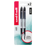 Uni-ball Air 2 Black Medium Rollerball Pens 0.7mm