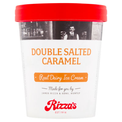 Rizza's Double Salted Caramel Ice Cream