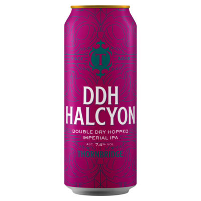 Thornbridge DDH Halcyon Imperial IPA 440ml (British brand)