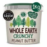 Whole Earth crunchy peanut butter with no added sugar 1kg (British brand)