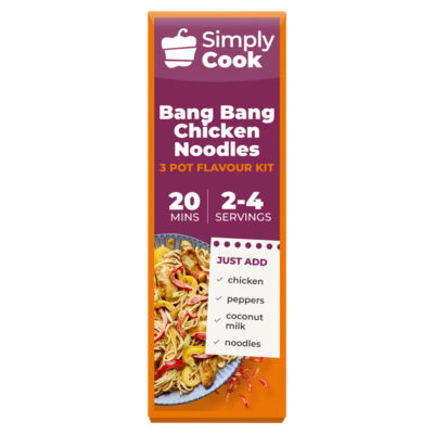 Simply Cook Bang Bang Chicken Noodles Recipe Kit 45g (British brand)