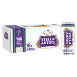 Stella Artois Premium Lager Beer Cans 18x440ml