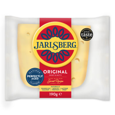 Jarlsberg Original Hard Cheese Wedge 190g, UK version