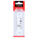 Cherry Blossom Flat Lace White Shoe Laces 120cm
