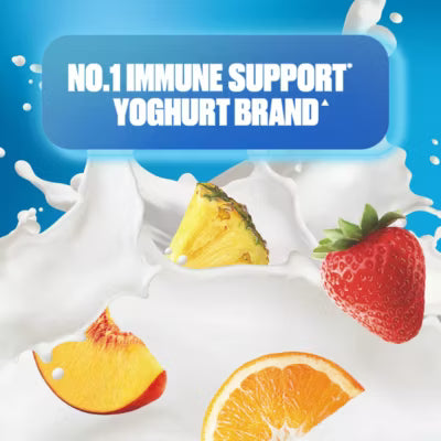Actimel yoghurt drink multifruit 8 x 100g - British product