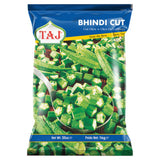 Taj cut okra frozen vegetable 1kg, imported from the UK