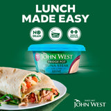John West tuna steak pot with brine 110g, UK version