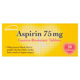 Galpharm aspirin 75mg gastro-resistant tablets 28 tablets, UK version