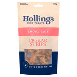 Hollings Choice Cuts Pig Ear Strips Dog Treats 150g