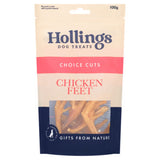 Hollings chicken feet dog treats 100g, UK version