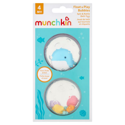 Munchkin Float & Play Bubbles bath toy 4m+, imported from the UK