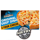 Chicago Town Deep Dish Four Cheese Mini Pizzas Frozen Pizza (2 x 148g)