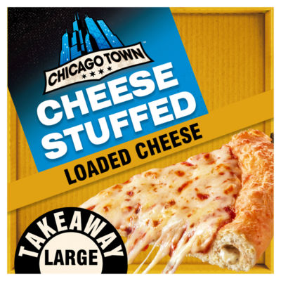 Chicago Town Stuffed Crust Cheese Pizza 630g - British product