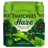 Thatchers Haze Somerset cider 4 x 440ml (British brand)