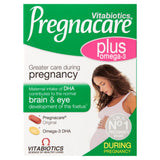 Pregnacare During Pregnancy Plus Omega-3 pregnancy supplement 60 tablets/capsules, imported from the UK