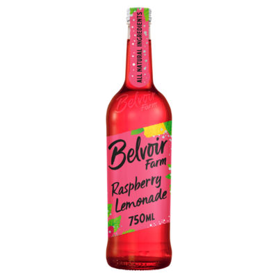 Belvoir Raspberry Lemonade Sparkling Drink 750ml