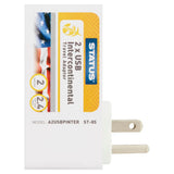 Status 2 USB Intercontinental Travel Adapter