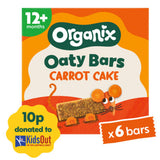 Organix Carrot Cake Soft Oaty Bars Toddler Snacks 138g (6x23g)
