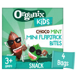Organix choco mint mini flapjack bites, imported from the UK