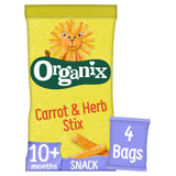 Organix Carrot & Herb Stix Organic Baby Snacks Multipack 4x15g
