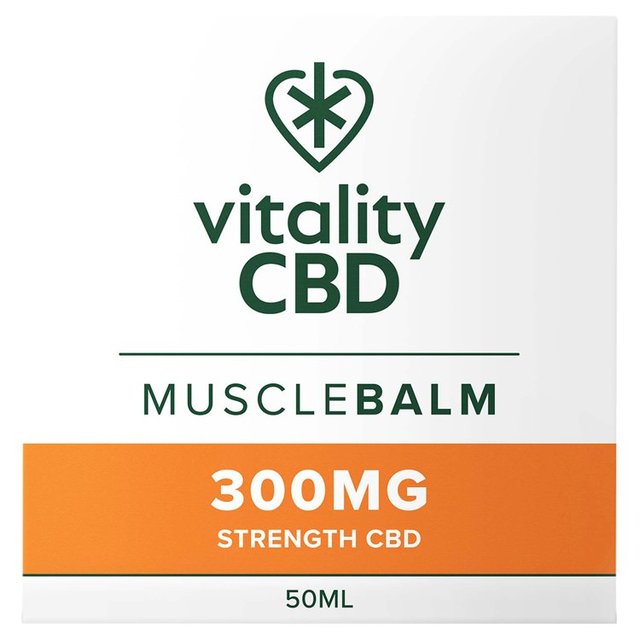 Vitality CBD Natural Muscle Balm 300MG 50ml GOODS M&S