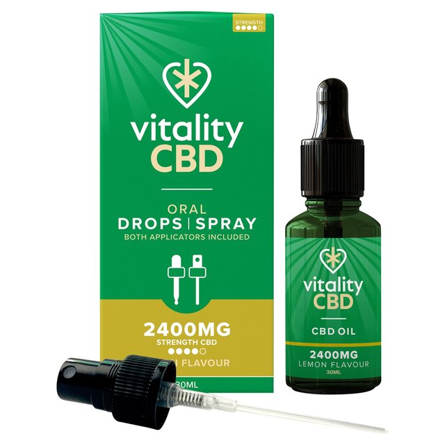 Vitality CBD Lemon Spray 2400mg 30ml GOODS M&S