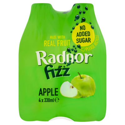 Radnor Fizz Apple Kids Sparkling Drink 4x330ml (British brand)