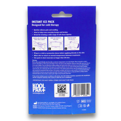 Koolpak Compact 2 instant ice pack 15x15cm, UK version
