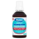 Wisdom Chlorhexidine mouthwash alcohol free 300ml (British brand)