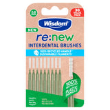 Wisdom re:new Interdental Brushes 0.8mm Interdental Care 30 pack