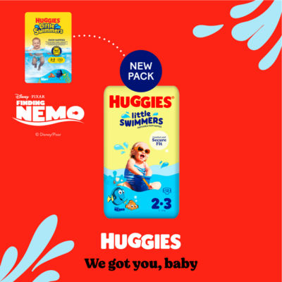 Huggies Little Swimmers swim nappies size 2-3 3-8kg 12 pack, UK version