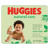Huggies Natural Care Baby Wipes 4 Pack
