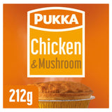 Pukka Chicken and Mushroom Pie, imported from the UK