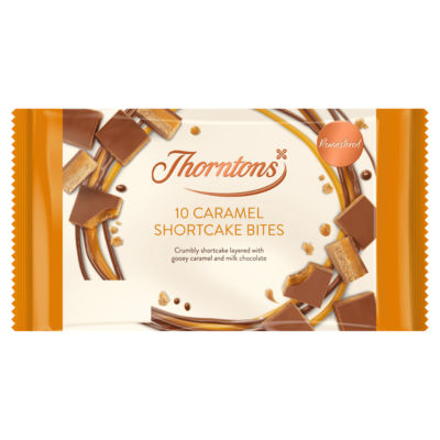 Thorntons Millionaires Bites shortcake biscuits (British brand)