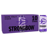 Strongbow Dark Fruit cider 10x440ml cans (British brand)
