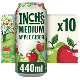 Inch's Medium Apple Cider 4.5% ABV 10x440ml Cans