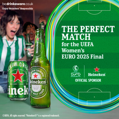 Heineken Original Premium Lager Beer 4x568ml, UK version