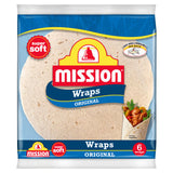 Mission Deli Original Tortilla Wraps 6 Pack