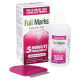 Full Marks Solution 5 Minute Treatment Head Lice 100ml