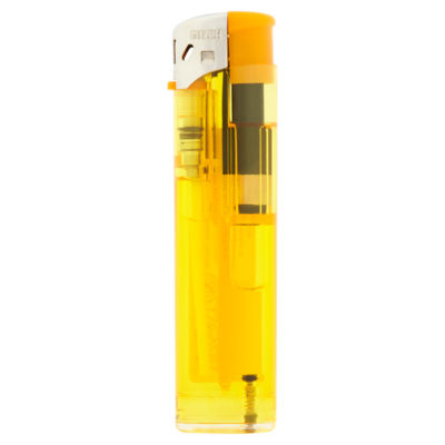 Gizeh yellow refillable lighter, UK version