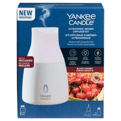 Yankee Candle Ultrasonic Aroma Mist Diffuser Black Cherry (British brand)